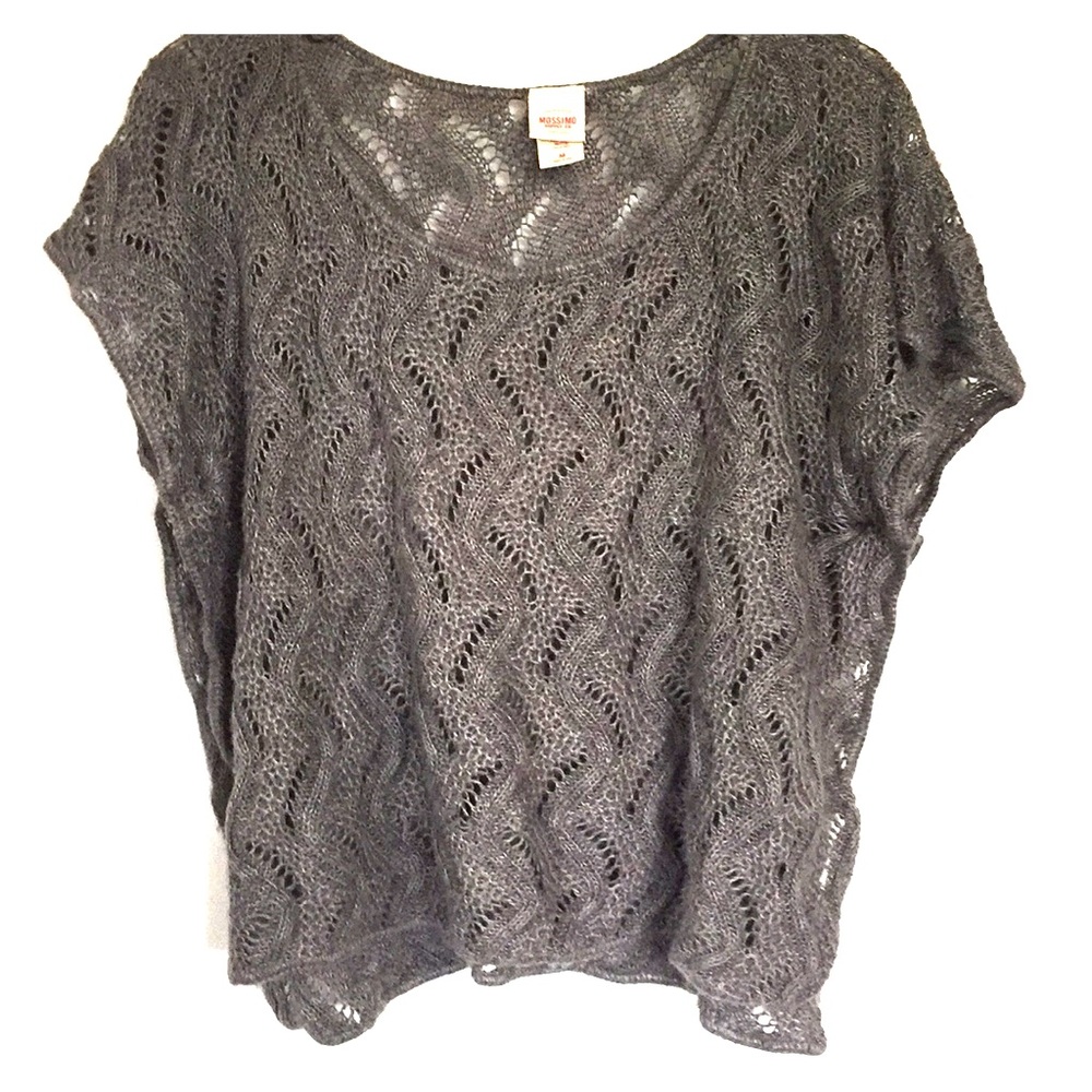 Grey knitted top
